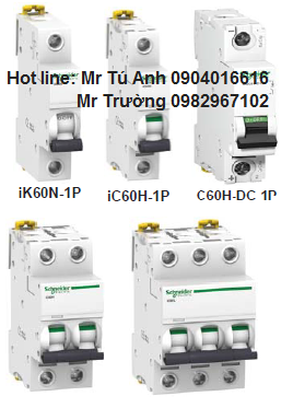 MCB Acti 9 - iK60N, iC60N, iC60H, iC60L, iC60H DC, iC120N, iC120H
